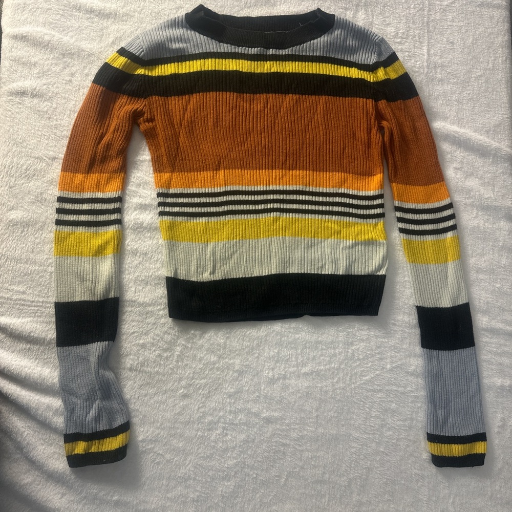 Knitted Striped Top